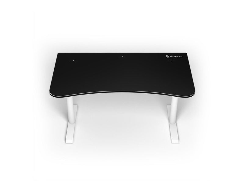 Arozzi Arena Gaming Desk - Medium White Gamer Tisch