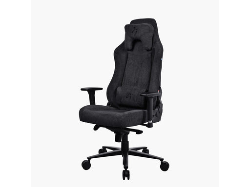Arozzi Vernazza Soft Fabric Pure Black Büro Stuhl - Schwarz - Bis zu 140 kg
