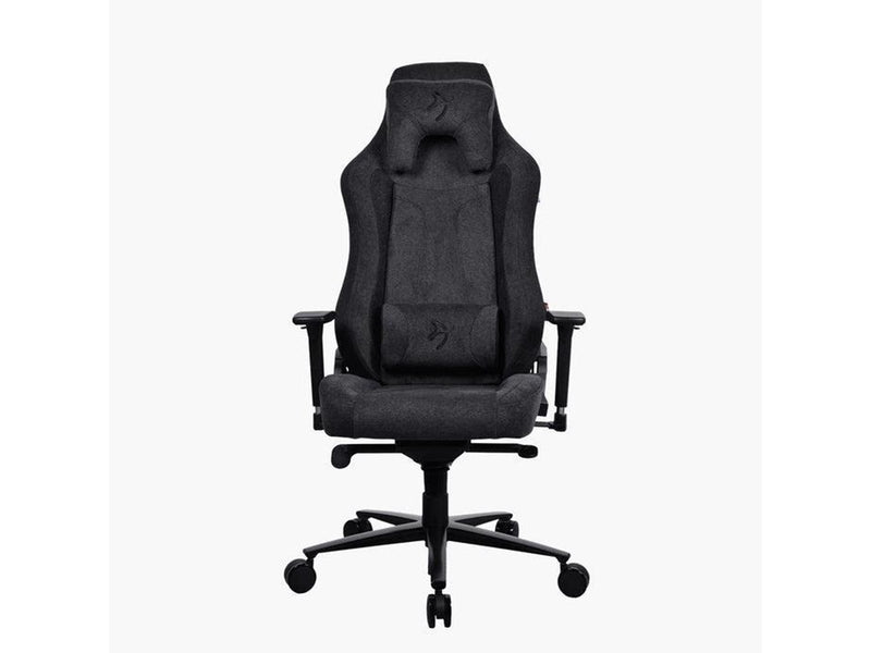Arozzi Vernazza Soft Fabric Pure Black Büro Stuhl - Schwarz - Bis zu 140 kg