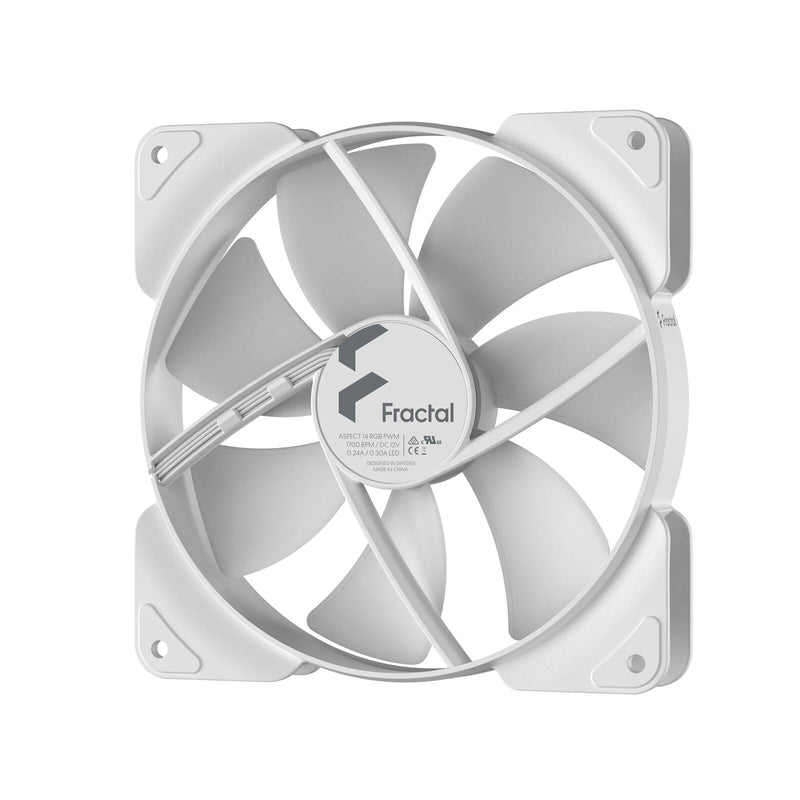 Fractal Design Lüfter Aspect 14 RGB PWM 140mm weiß
