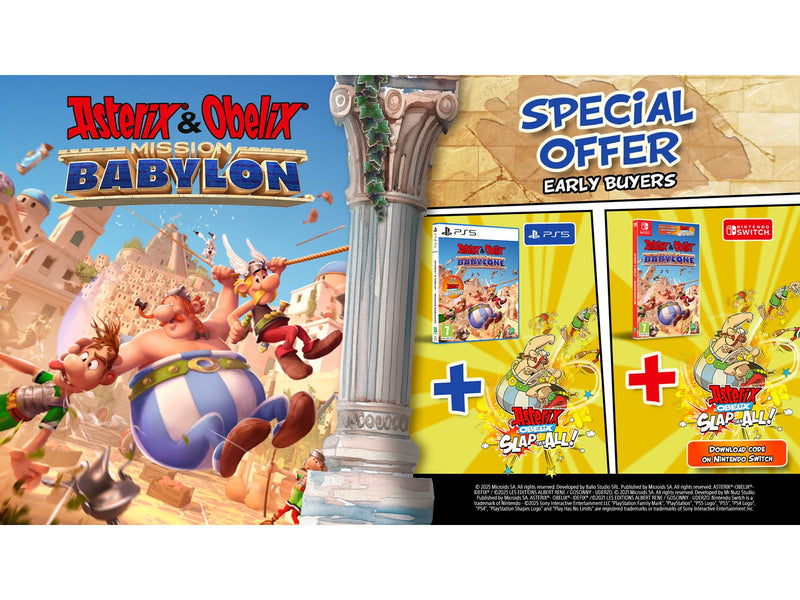 Asterix & Obelix: Mission Babylon (Day One Edition) - Nintendo Switch - Platformer - PEGI 7