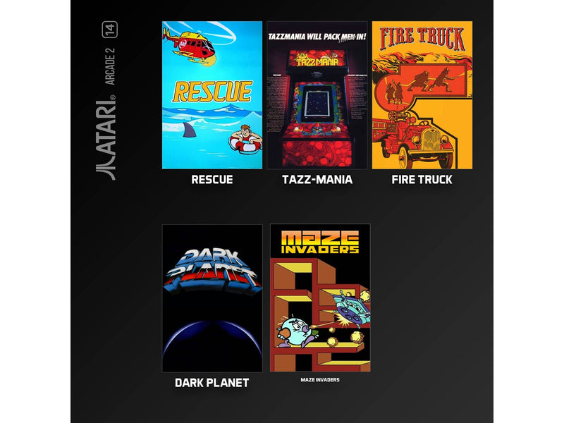 Atari Arcade 2 - Evercade - Retro - PEGI 3