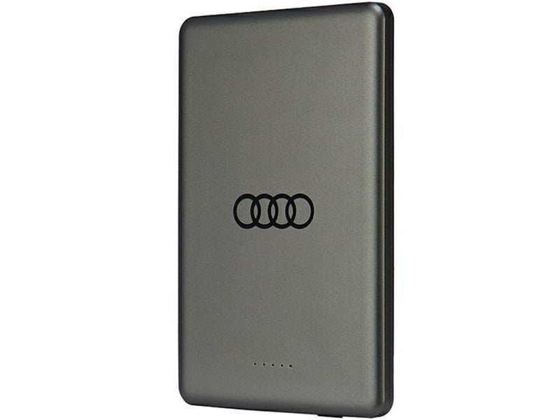 Audi Big Logo MagSafe inductive 15W 5000mAh - Grey - 5000 mAh