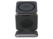 Audi Big Logo foldable inductive charger 3in1 0 - Grey