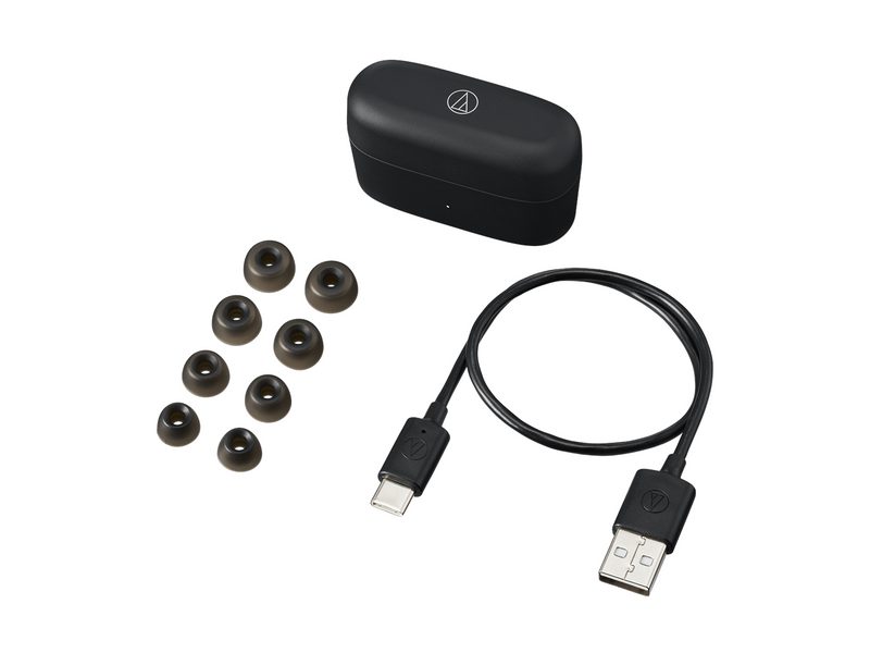 Audio-Technica ATH-CKS30TW+ True Wireless Earbuds - Black