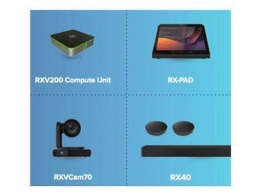 AudioCodes Room Experience (RX) Suite RXV200-B70 - Bundle - video conferencing kit