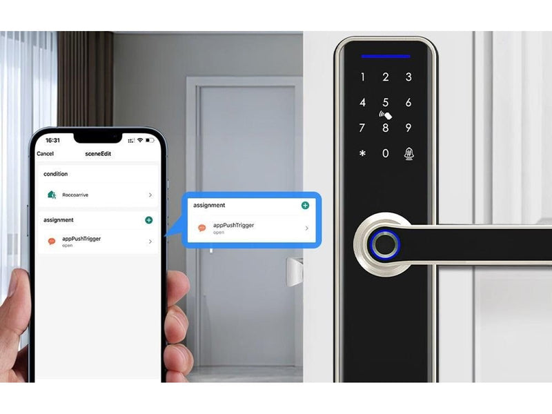 Avatto Smart Digital Lock ZSDL-A270-S-ALI-5572 ZigBee - Silver