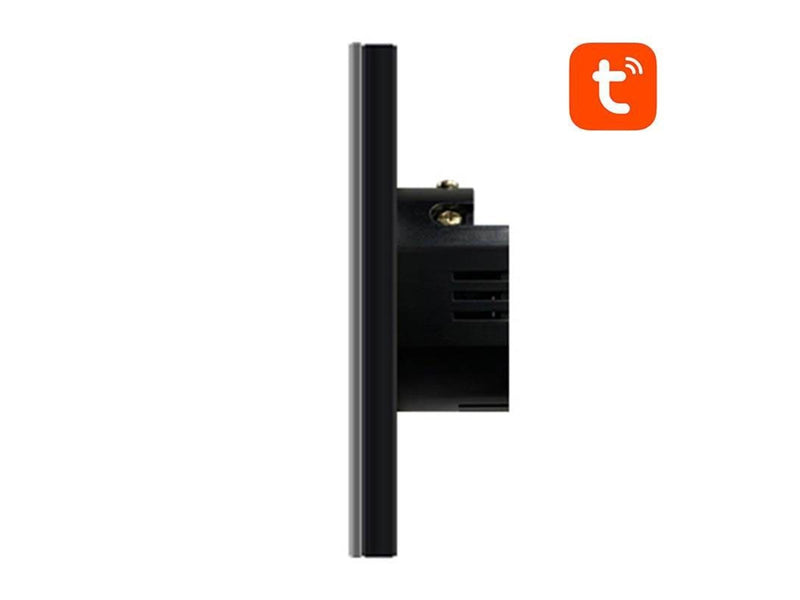 Avatto Smart Light Switch WiFi TS02-EU-B1 1 Way TUYA (black)