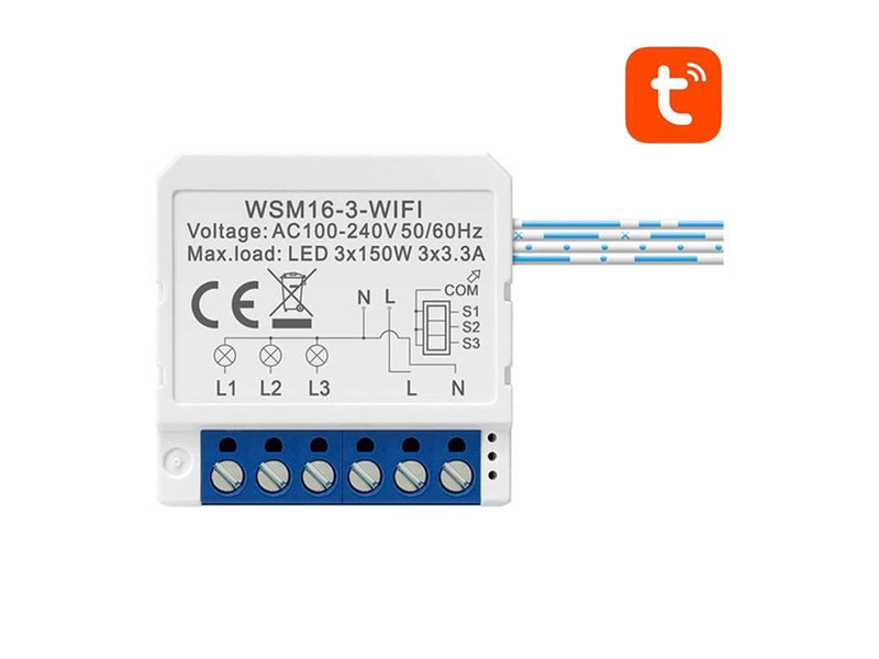 Avatto Smart Switch Module WiFi WSM16-W3 TUYA