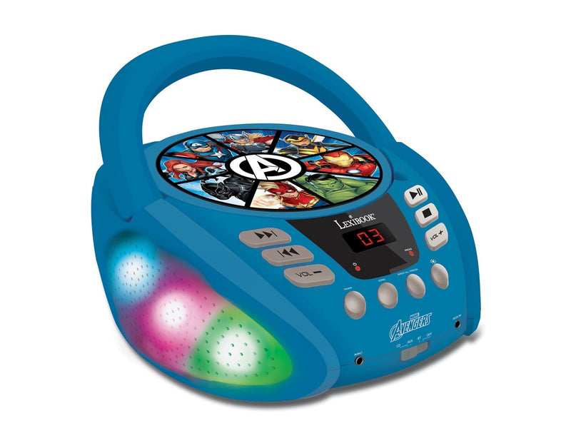 Avengers Bluetooth CD player with lights