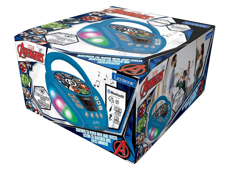 Avengers Bluetooth CD player with lights