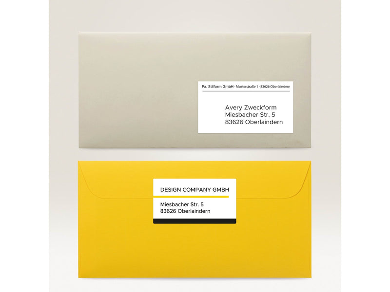 Avery Addressing labels small envelopes (UltraGrip)