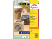 Avery Brown kraft rectangular Product Labels (recycle)