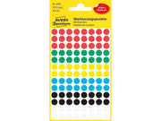 Avery Colour coding dots permanent assorted red green yellow blue black white