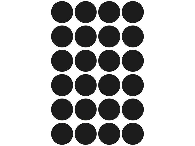 Avery Colour coding dots permanent black