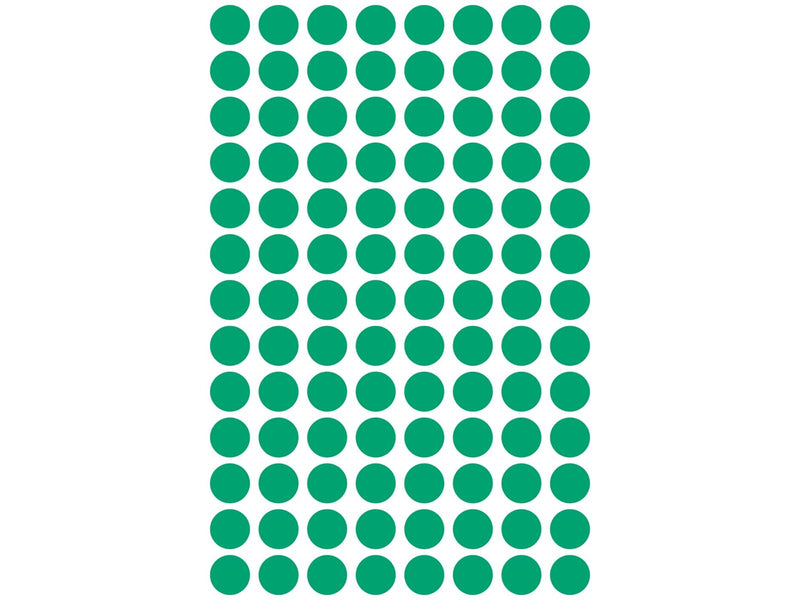 Avery Colour coding dots permanent green
