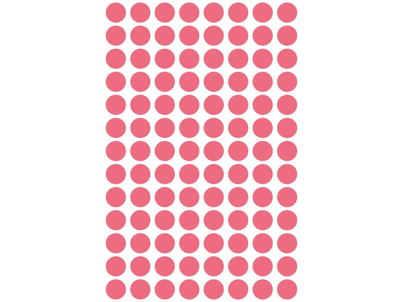 Avery Colour coding dots permanent neon red