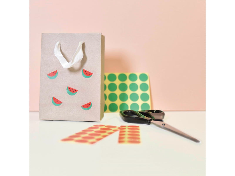 Avery Colour coding dots permanent neon red