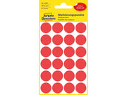 Avery Colour coding dots permanent red
