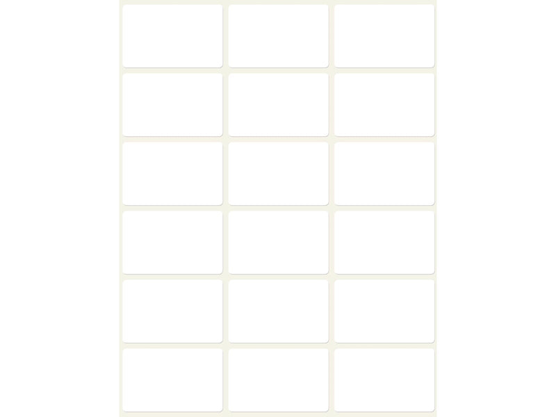 Avery Labels for handwriting permanent white