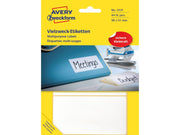 Avery Labels for handwriting permanent white