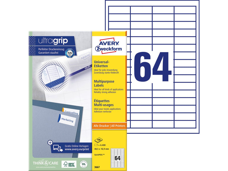 Avery Multipurpose general-use label (UltraGrip)