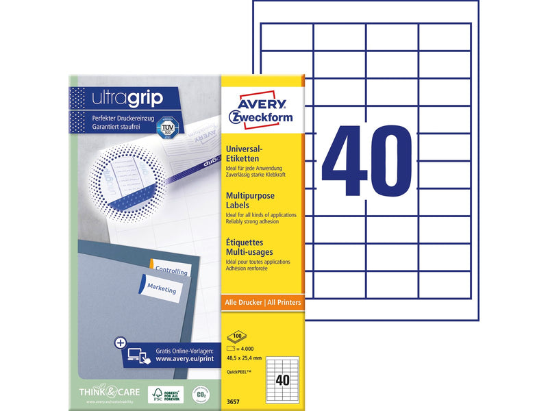 Avery Multipurpose general-use label (UltraGrip)