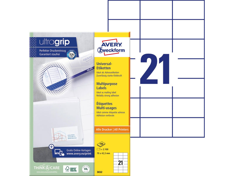 Avery Multipurpose general-use label (UltraGrip)
