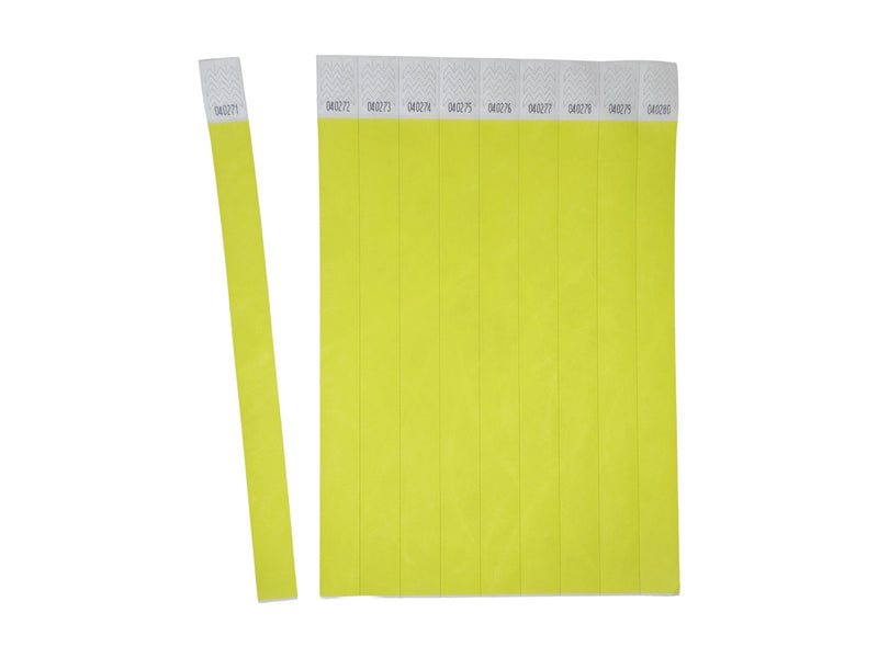 Avery Tearproof Writsbands Yellow Tyvek®256x19mm