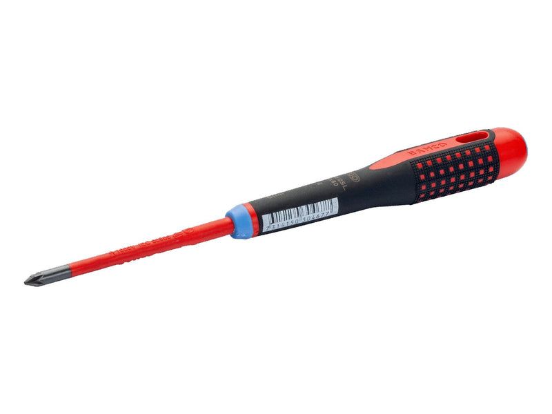 BAHCO 8810sl insulated ergo pozidriv screwdrivers with slim blades pz1x80