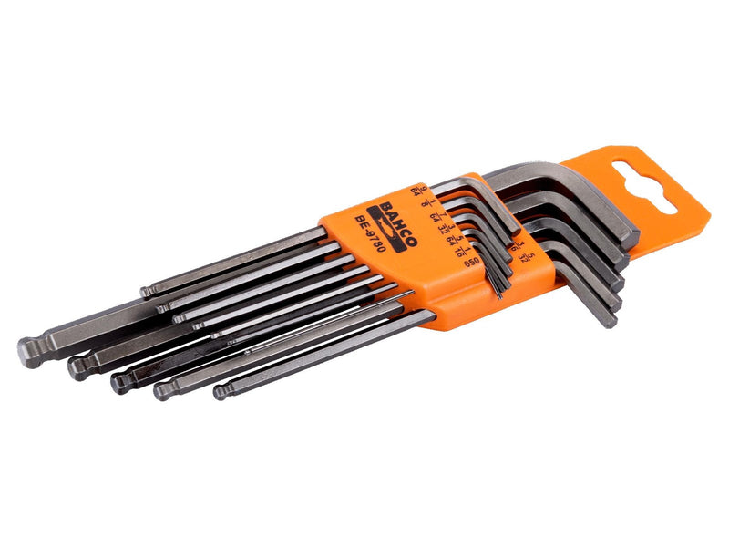 BAHCO Allen key set 12 pieces 0.05''-5/16''
