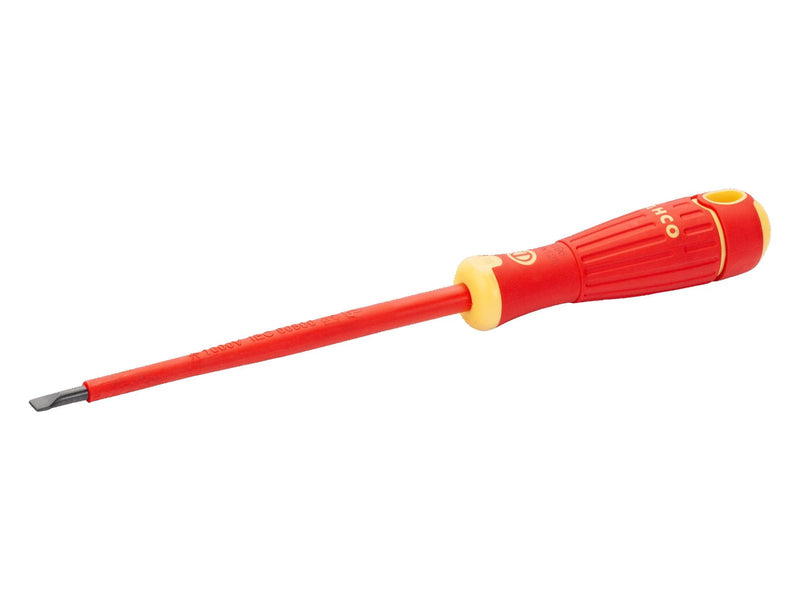 BAHCO Insulated slotted screwdriver b196.040.100
