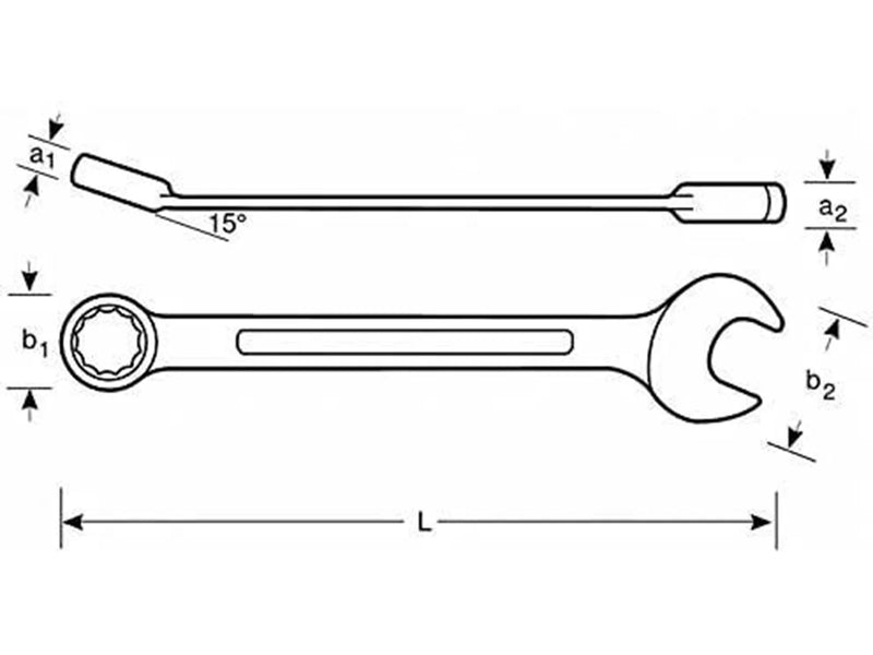 BAHCO Locking flex head ratcheting combination wrenches 10mm