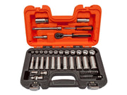 BAHCO Sg30 socket set 3/8 std+deep