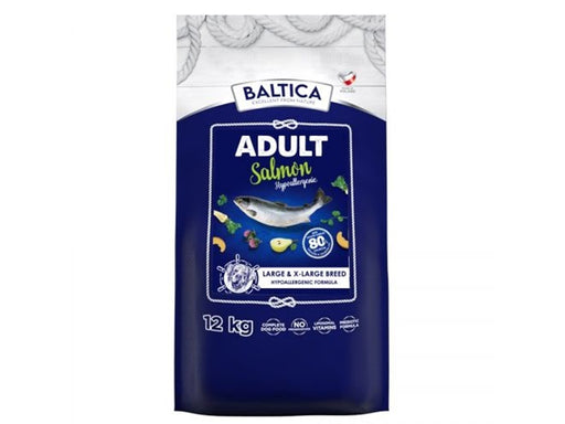 BALTICA Excellent Hypoallergenic Adult Large and X-Large breeds Salmon - dry dog food - 12kg