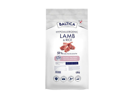 BALTICA Nutraceutic Hypoallergenic Lamb & Rice M - dry dog food - 12kg