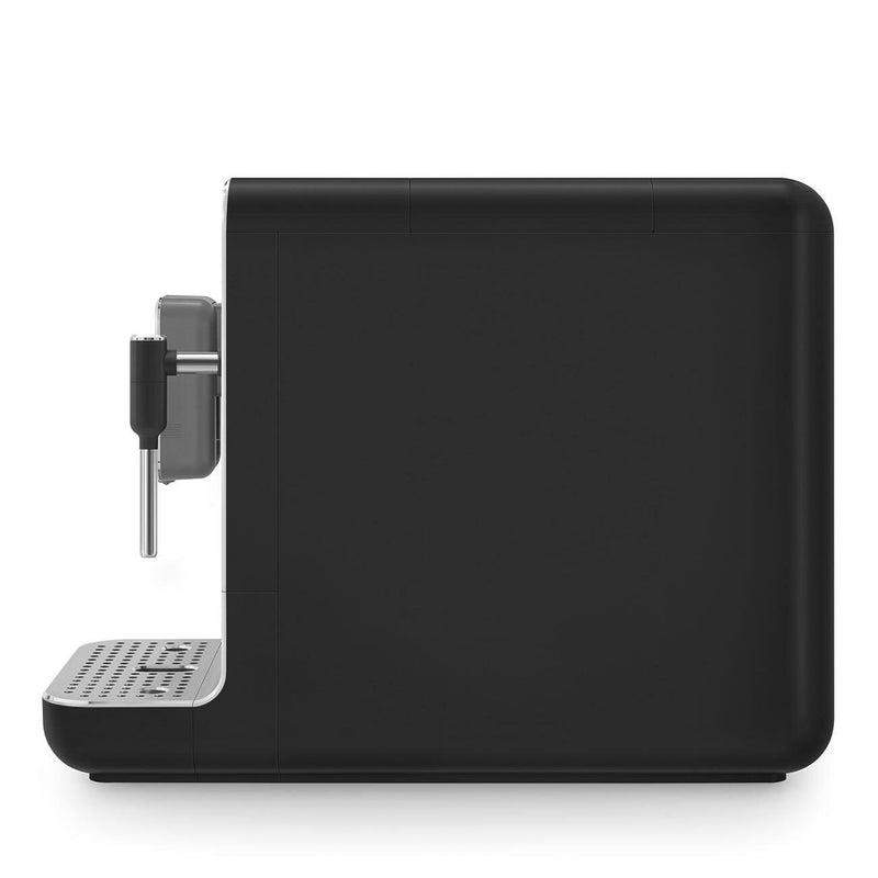 SMEG Kaffeevollautomat mit Dampffunktion 50's Style BCC02BLMEU, Schwarz