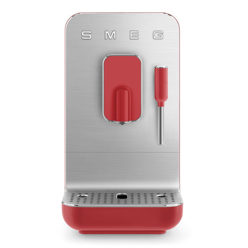 SMEG Kaffeevollautomat mit Dampffunktion 50's Style BCC02RDMEU, rot