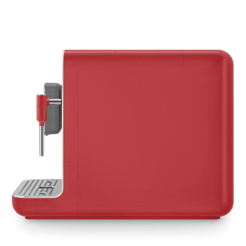 SMEG Kaffeevollautomat mit Dampffunktion 50's Style BCC02RDMEU, rot