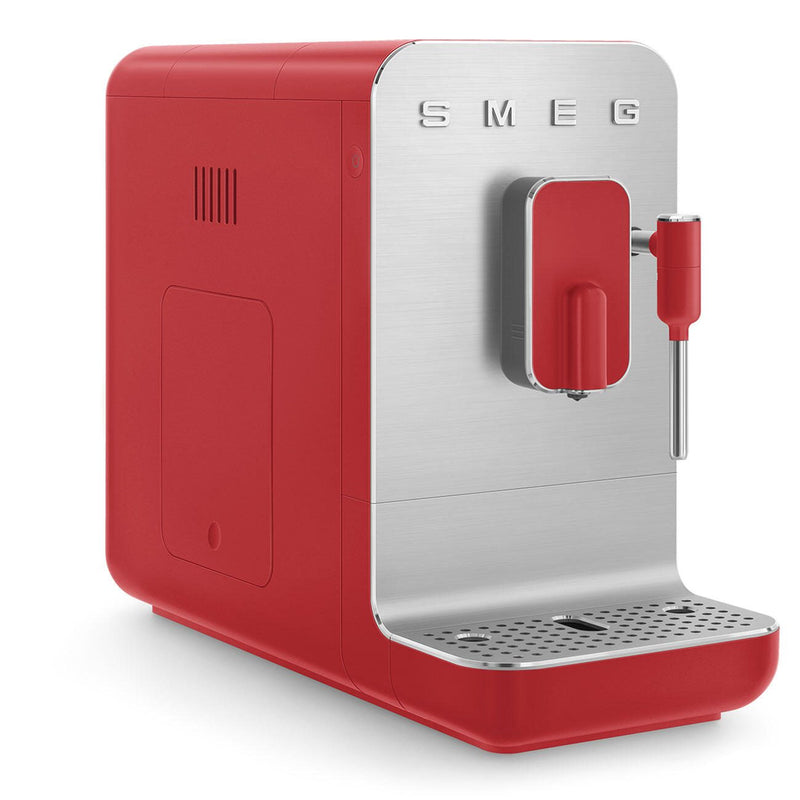 SMEG Kaffeevollautomat mit Dampffunktion 50's Style BCC02RDMEU, rot