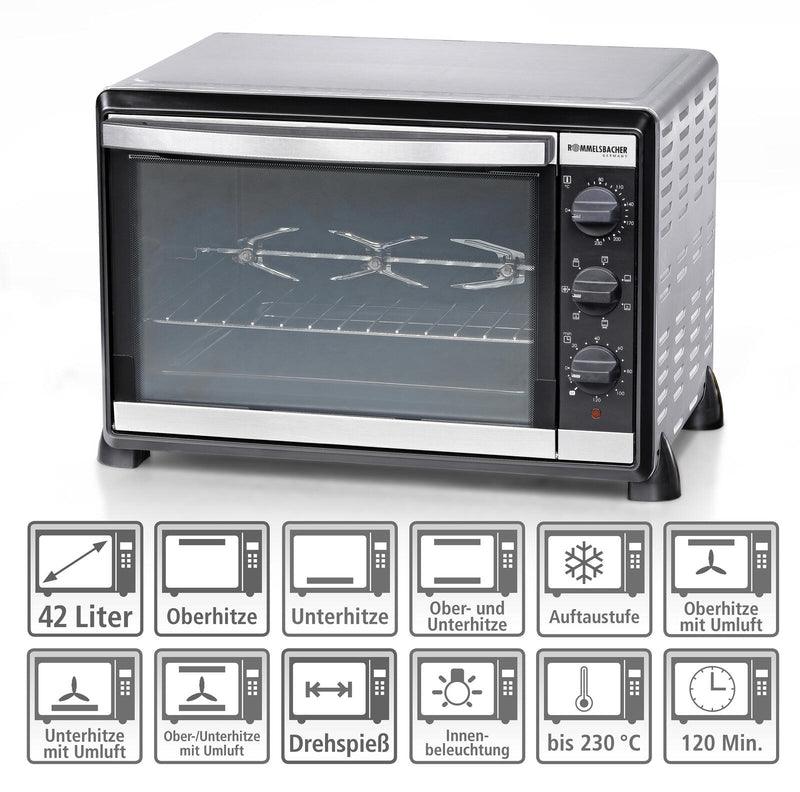 Rommelsbacher BG 1805/E Back & Grill Ofen