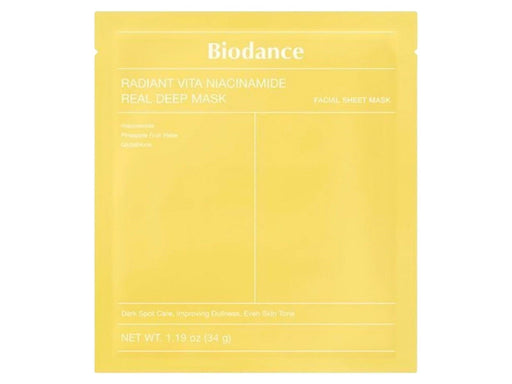 BIODANCE Radiant Vita Niacinamide Real Deep Mask 1 pcs
