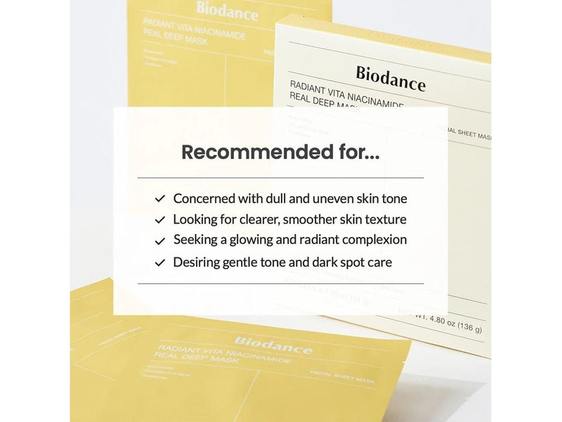 BIODANCE Radiant Vita Niacinamide Real Deep Mask