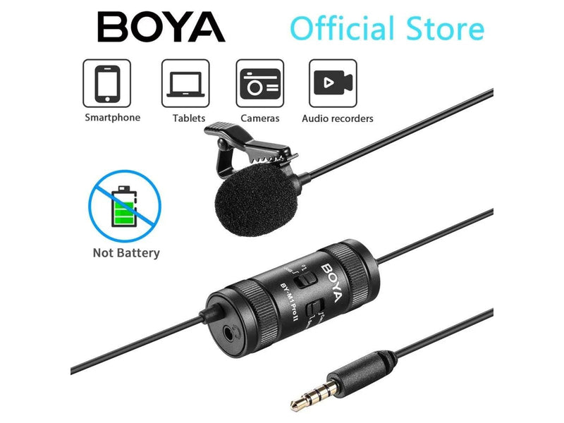 BOYA BY-M1 PRO II Lavalier tie microphone