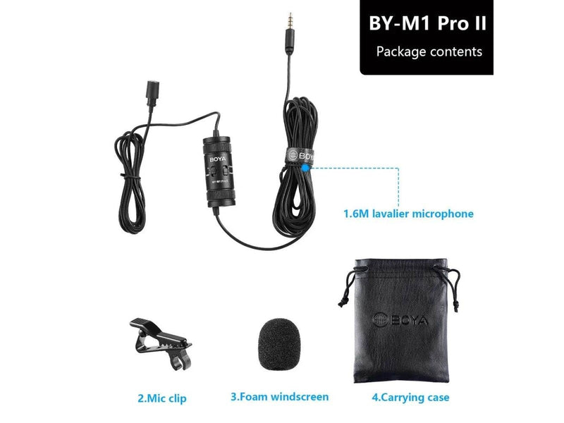 BOYA BY-M1 PRO II Lavalier tie microphone