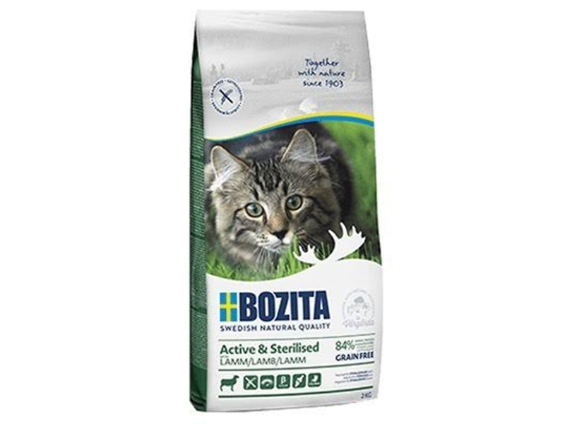 BOZITA Active & Sterilised Grain free Lamb 2 kg