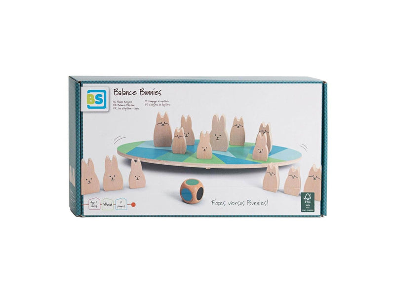 BS Toys Wooden Balance Game Rabbits