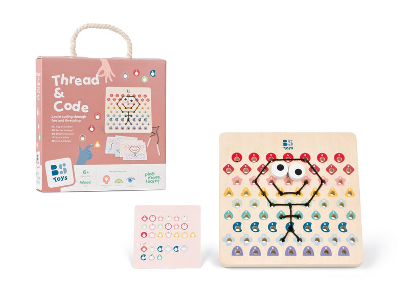 BS Toys Wooden Wire and Code