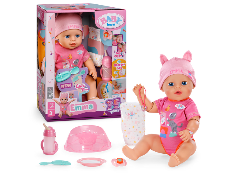 Baby Born Emma Click & Play 43cm