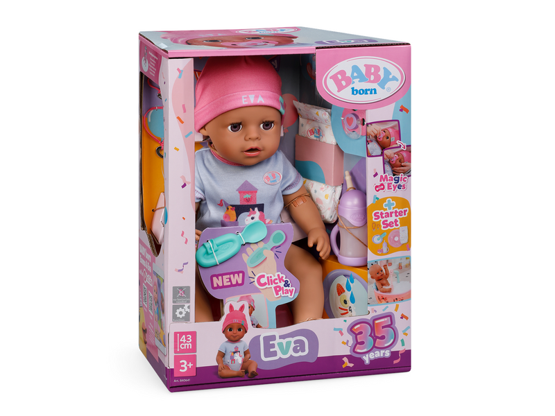 Baby Born Eva Click & Play 43cm